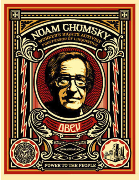 Shepard Fairey, ‘Noam Chomsky’, 2004