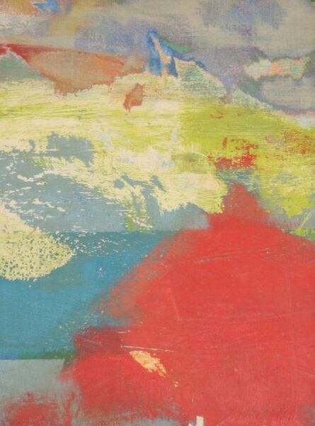 Carl Holty, ‘Untitled Abstraction (Red and Blue)’, ca. 1960