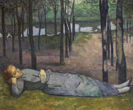 Émile Bernard, ‘Madeleine in the Bois d'Amour’, 1888