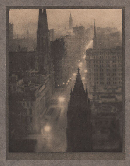 Alvin Langdon Coburn, ‘Fifth Avenue, From the St. Regis’, Neg. date: 1909 c. / Print date:1909
