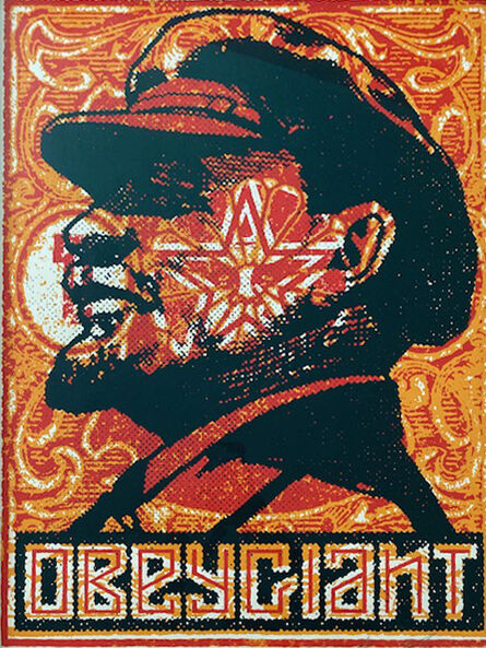 Shepard Fairey, ‘Lenin Stamp’, 2000