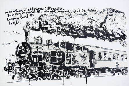 Raymond Pettibon, ‘Untitled (Train)’, 2018