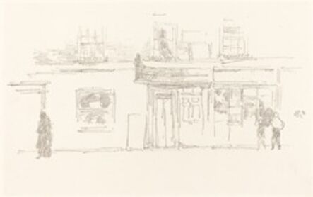 James Abbott McNeill Whistler, ‘Chelsea Shops’, 1888