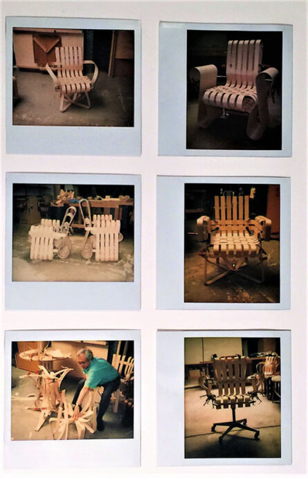 Frank Gehry, ‘6- Polaroid's, Knoll Bent Wood ProtoTypes ’, 1989