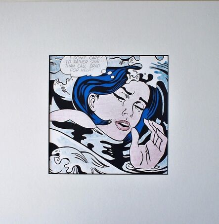 Roy Lichtenstein, ‘Drowning Girl (1963) for Art Basel’, 1987