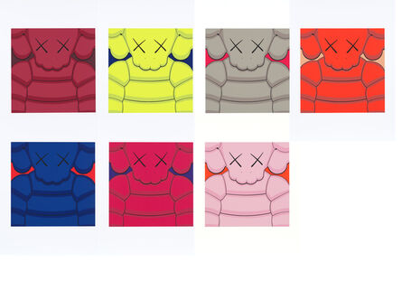 KAWS, ‘What Party (Set of 7 Colored Print)’, 2020
