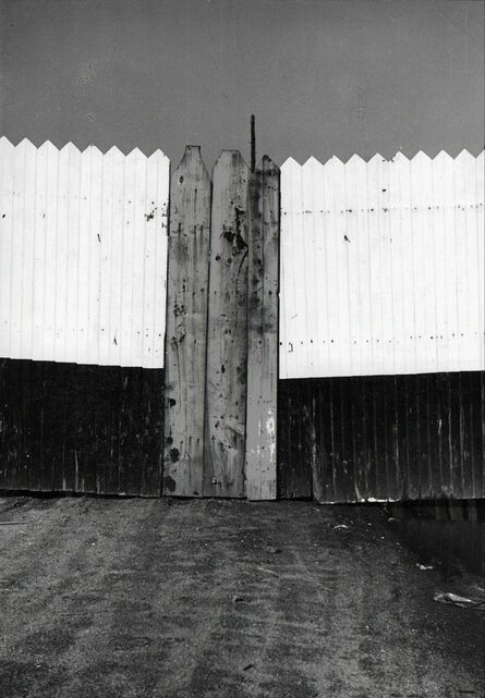 Rudy Burckhardt, ‘Wood Fence’, 1940