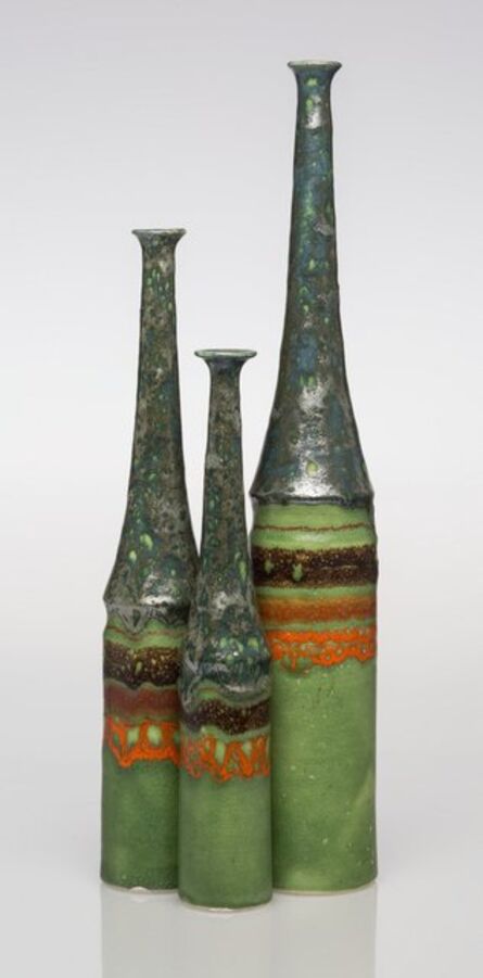Bruno Gambone, ‘Three Vases’