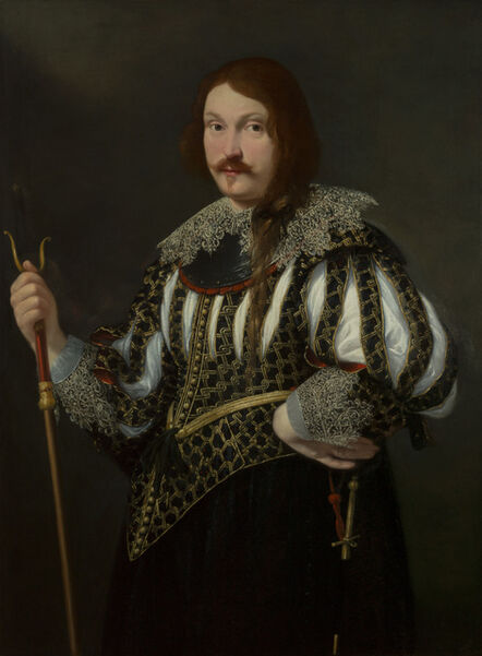 Guido Cagnacci, ‘Portrait of a man at arms’, ca. 1640