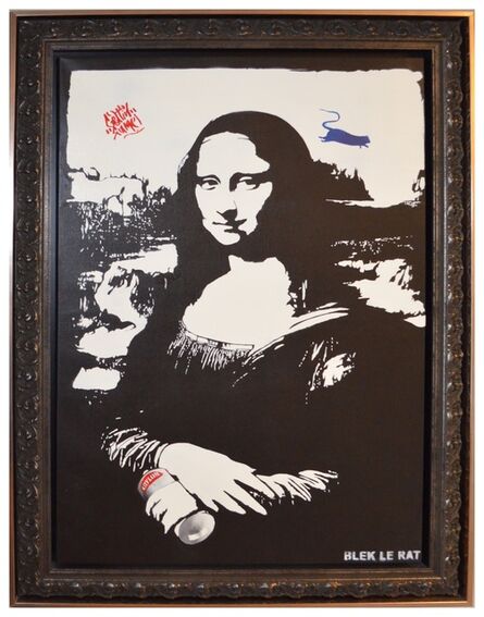 Blek le Rat, ‘Mona Lisa - White’, 2010