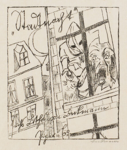 Max Beckmann, ‘Stadtnacht.’, 1920