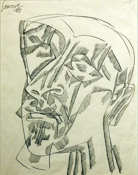 Francis Newton Souza, ‘Untitled (Head)’, 1957
