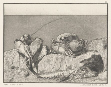 Max Klinger, ‘Siesta I: pl.3’, 1879