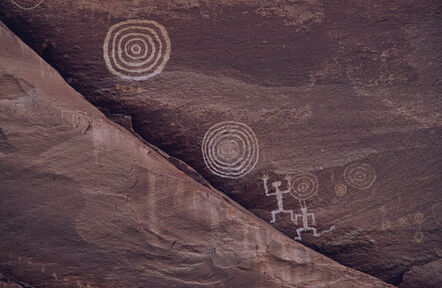 Ernst Haas, ‘Petroglyphs and Pictographs, Canyon de Chelly, Arizona, USA’, 1960