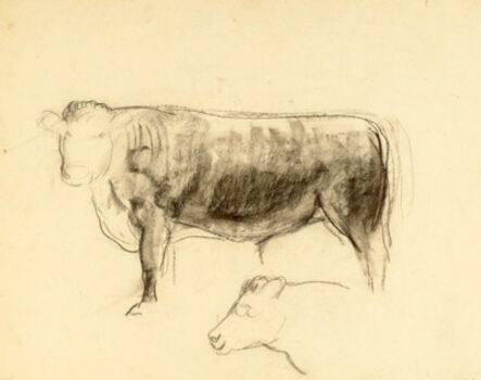 John Steuart Curry, ‘Bull: Study for Ajax ’, 1931