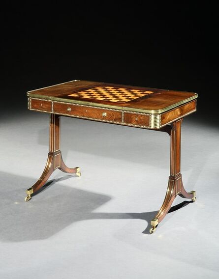 Regency, ‘A REGENCY BRASS MOUNTED ROSEWOOD GAMES TABLE’, ca. 1815