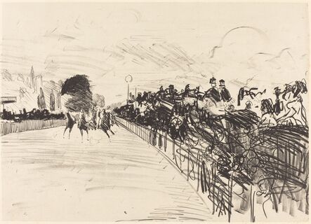 Édouard Manet, ‘The Races (Les courses)’, 1865