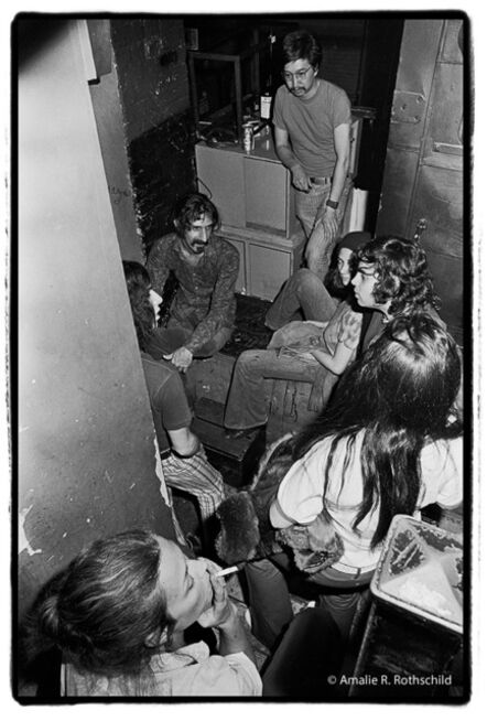 Amalie R. Rothschild, ‘Frank Zappa Backstage at Fillmore East, May, 1970’, 1970