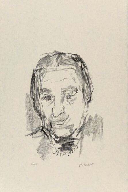 Oskar Kokoschka, ‘Golda Meir (I) Prime Minister, plate 1 from Jerusalem Faces’, 1973