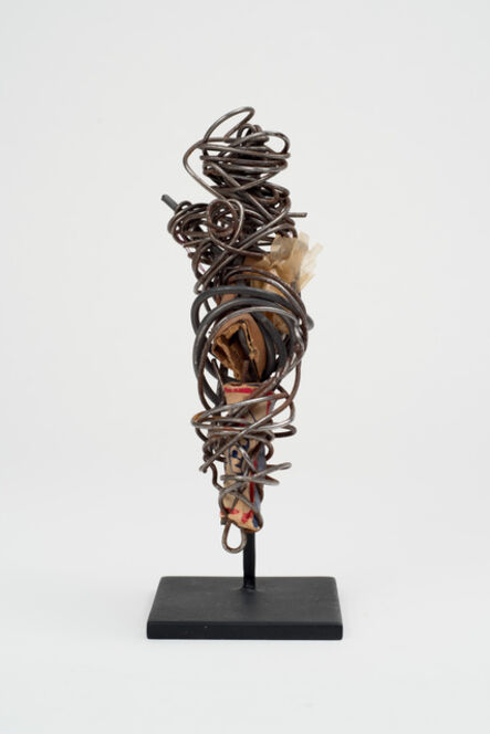 Philadelphia Wireman, ‘Untitled (nail, R&B cap, clear plastic strapping)’, 1970-1975