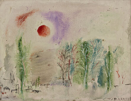 Zao Wou-Ki 趙無極, ‘Sans titre (Paysage) Untitled (Landscape)’, 1949
