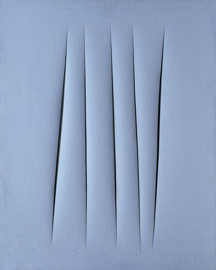 Lucio Fontana, ‘Concetto Spaziale, Attese (Spatial Concept, Expectations)’, 1967