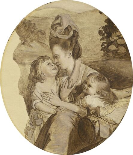 John Singleton Copley, ‘Sketch for The Copley Family’, 1776