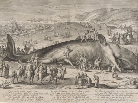 Hendrik Goltzius, ‘Gestrandeter Wal’, 1598