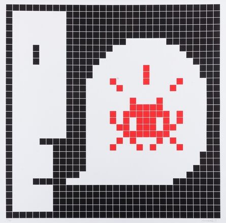 Invader, ‘Alert (Red) (Control P Editions 52)’, 2020-2021