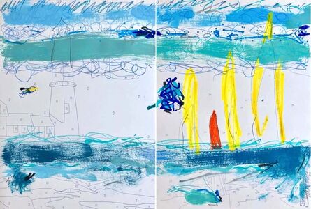 Trey Speegle, ‘Abstract Lighthouse/Sailboats’, 2020