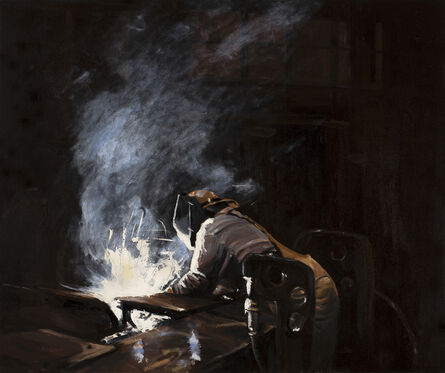 Michael Brophy, ‘The Welders of Burning Alley IV’, 2019