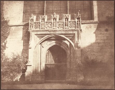 William Henry Fox Talbot, ‘An Ancient Door in Magdalen College, Oxford’, April 1843