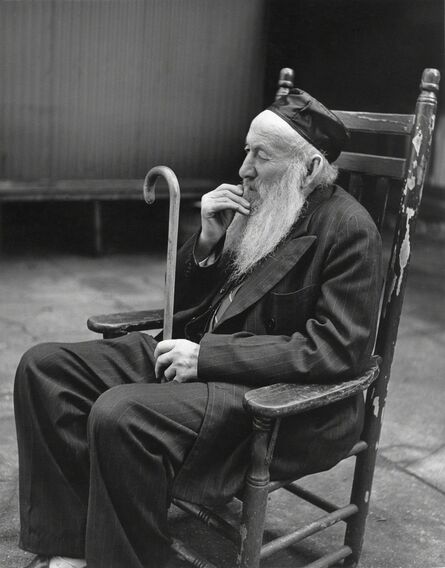 Fred Stein, ‘Rabbi with Cane ’, 1935