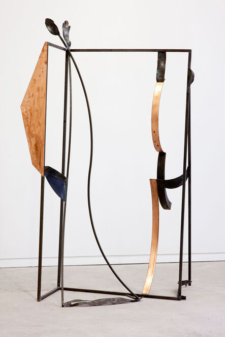 Otto Rogers, ‘Symphonic Score - tall, dynamic, abstract modernist, steel and copper sculpture’, 2011
