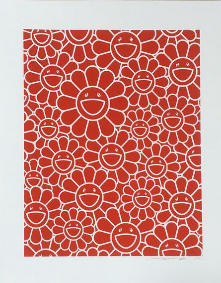 Takashi Murakami, ‘Flower Red (working title)’, 2017
