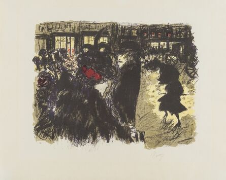 Pierre Bonnard, ‘Place le soir, from Quelques Aspects de la Vie de Paris (Bouvet 64)’, 1899