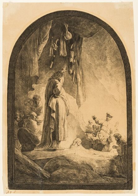 Rembrandt van Rijn, ‘The Raising of Lazarus: The Larger Plate’, 1632