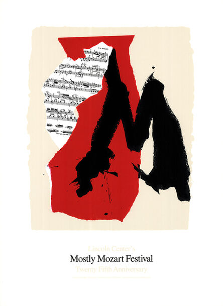 Robert Motherwell, ‘Mostly Mozart Festival’, 1991