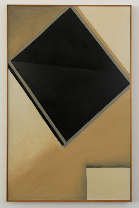 Colin McCahon, ‘Black Diamond, White Square’, 1961