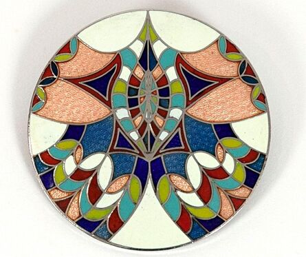 Judy Chicago, ‘Cloisonne Brooch of Hildegard of Bingen from The Dinner Party’, 1987