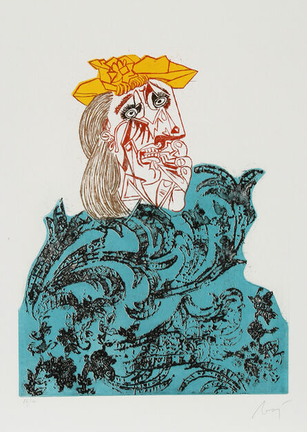 Enrico Baj, ‘Portrait 1 from Baj Chez Picasso’, 1969