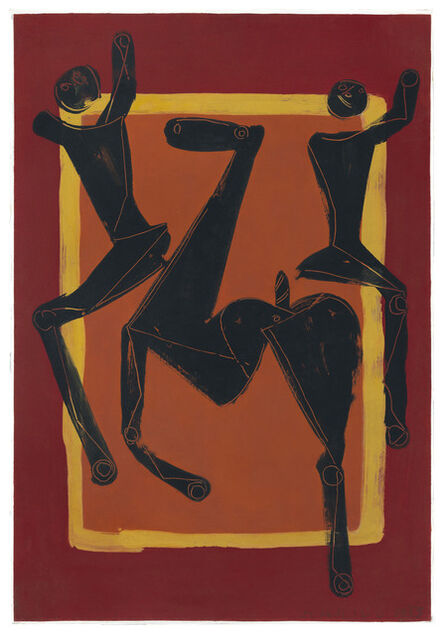 Marino Marini, ‘Giocolieri e Cavallo’, 1953