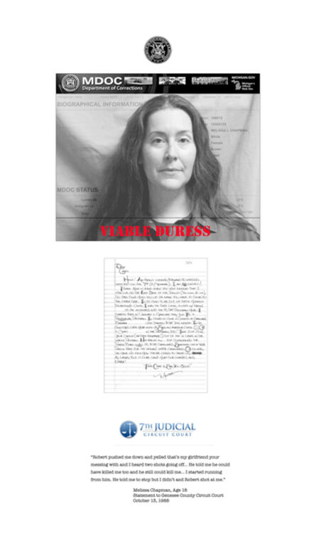 Carol Jacobsen, ‘Letter of the Law: Melissa’, 2019