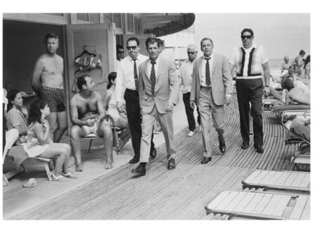 Terry O'Neill, ‘Frank Sinatra in the Boardwalk, Lifetime Edition, Platinum Print’, 1968