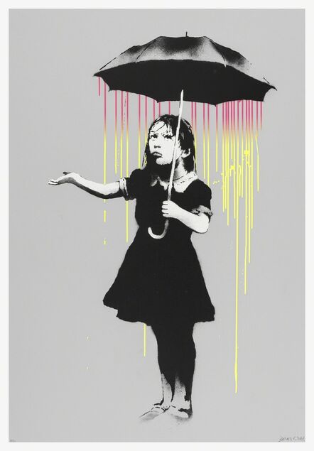 Banksy, ‘NOLA (Pink to Yellow Rain)’, 2008