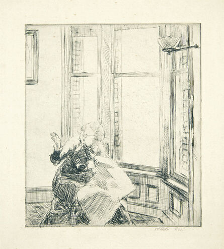 Edward Hopper, ‘The Bay Window’, 1915-18