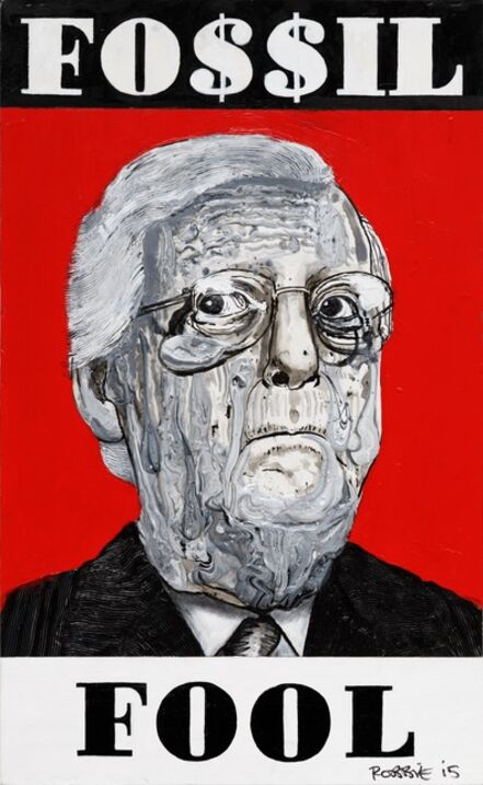 Robbie Conal, ‘Fossil Fool (Mitch McConnell)’, 2015