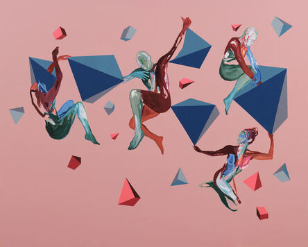 Adia Millett, ‘Untitled (4 Figures Pink)’, 2022
