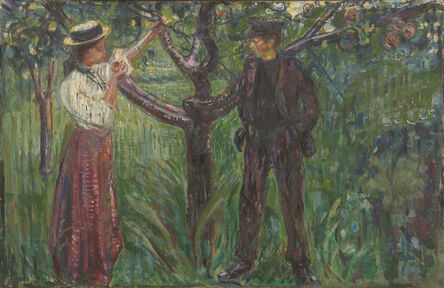 Edvard Munch, ‘Adam and Eve’, 1909
