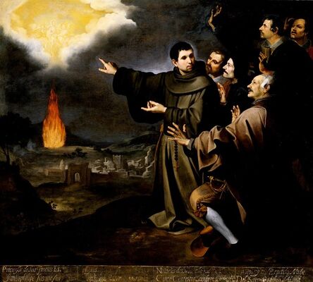 Bartolomé Esteban Murillo, ‘Fray Julián of Alcalá's Vision of the Ascension of the Soul of King Philip II of Spain’, 1645-1646